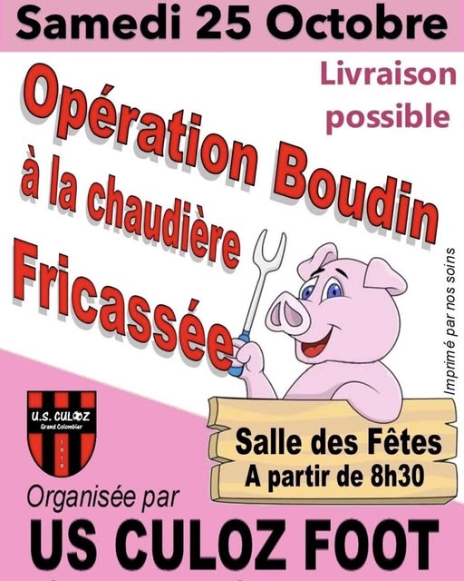 📣 OPÉRATION BOUDIN & FRICASSÉE 📣