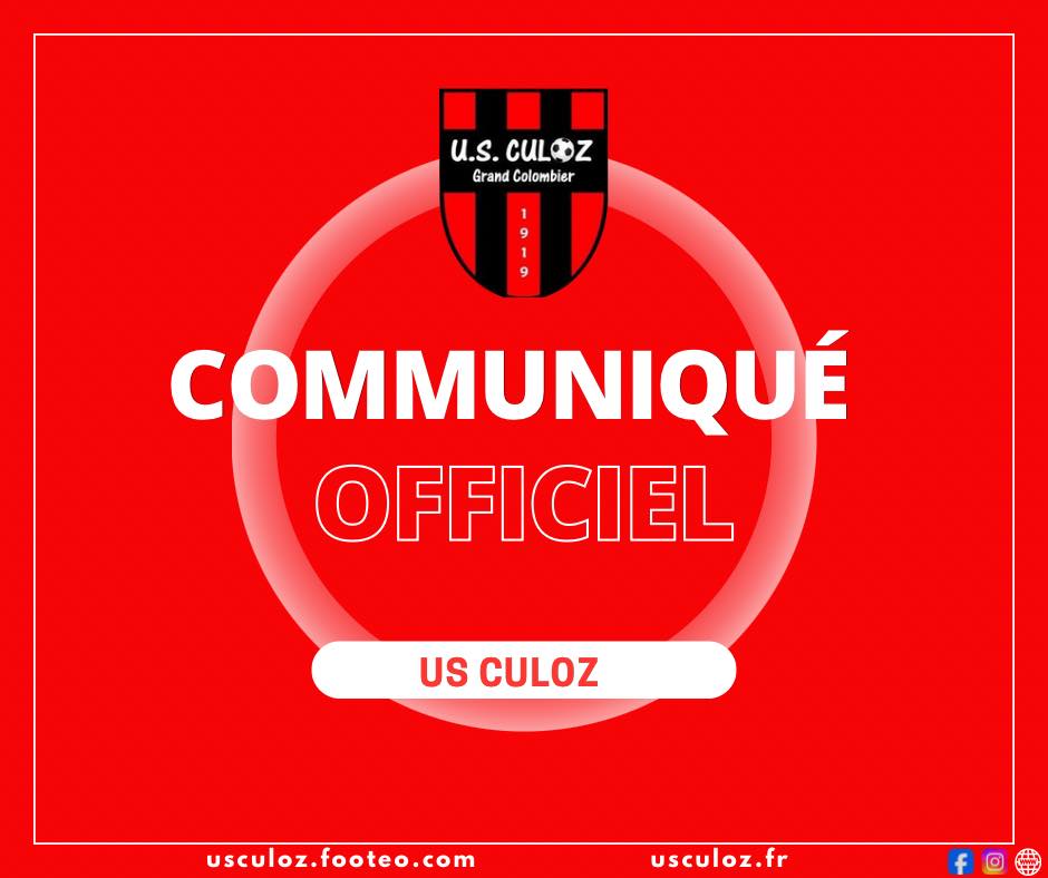 COMMUNIQUÉ OFFICIEL
