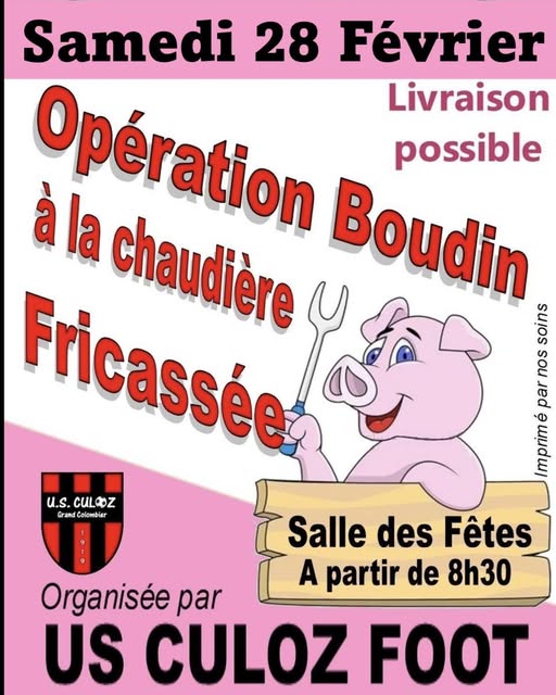 📣 OPÉRATION BOUDIN & FRICASSÉE 📣