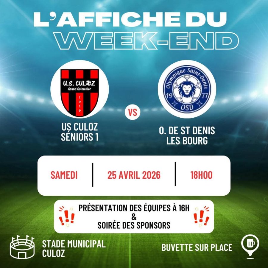 Présentation des équipes et match Seniors 1