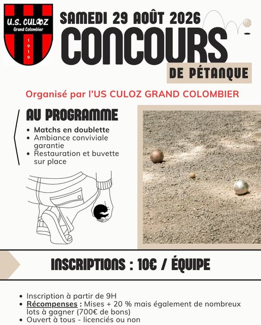 Tournoi de pétanque